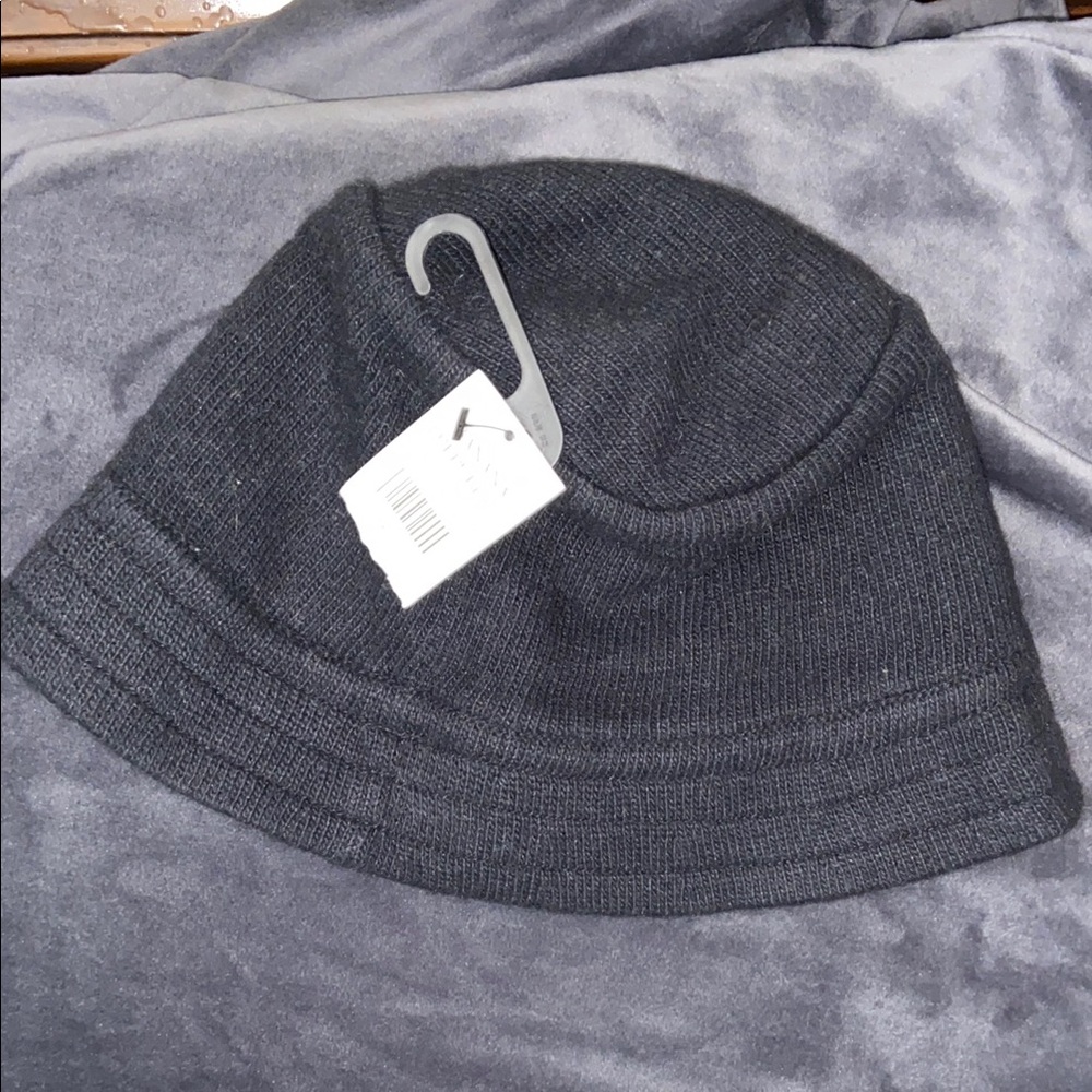 Banana Republic Bucket HatBlack Wool Angora Rabbit Hair Blend OS NWT